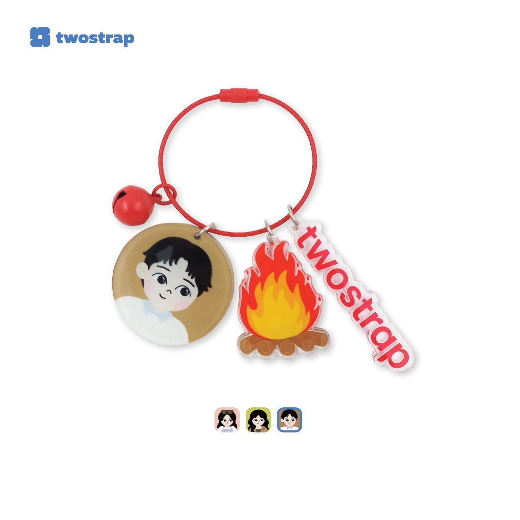 TWOSTRAP - Persona Keychain - Keychain Acrylic Gantungan Kunci Lucu Premium