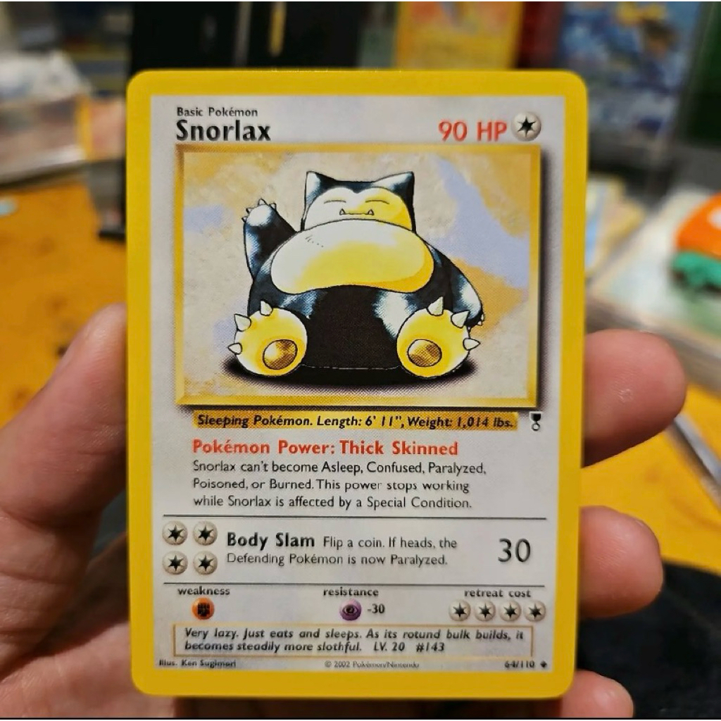 pokemon snorlax kartu pokemon tcg