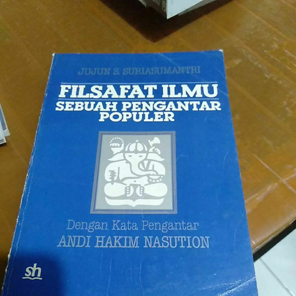 buku filsafat ilmu sebuah pengantar populer jujun original bekas