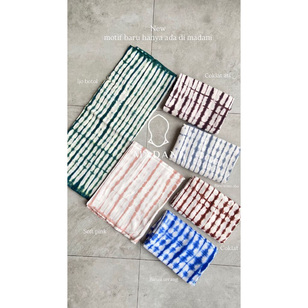 sarung goyor santri wanita madani corak salur | muslim madani | madani the label