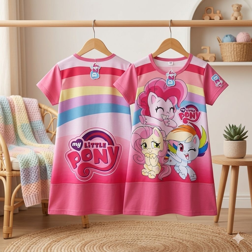 Daster ANAK PEREMPUAN DEDINA Kuda poni  10/14 4/8