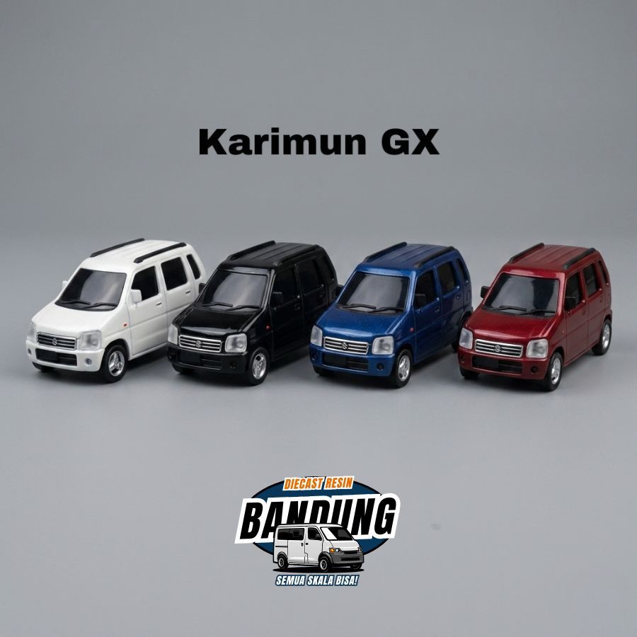 Resin 64 || Diecast Miniatur 3D Print Suzuki Karimun GX / Karimun Kotak Skala 1:64 Full Custom