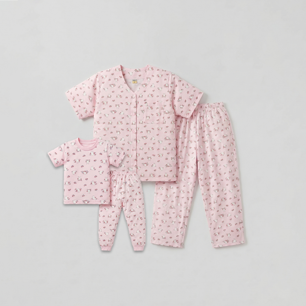 EDL Baby - Piyama Setelan Couple Ibu dan Bayi | Sleepwear Baju Tidur Mommy & Baby