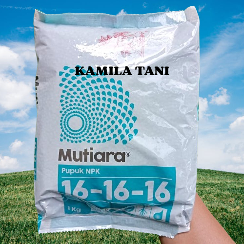 NPK Mutiara 16 -16 -16 1 Kg / Pupuk NPK 161616 Mutiara 1kg