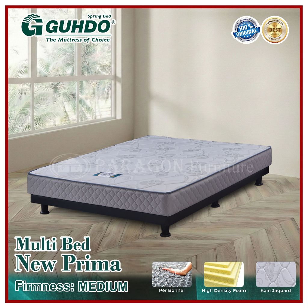 Guhdo Spring bed Multi bed New Prima Spinal Spring, Tanpa Headboard 090 100 120 140 160 180 200 x 20