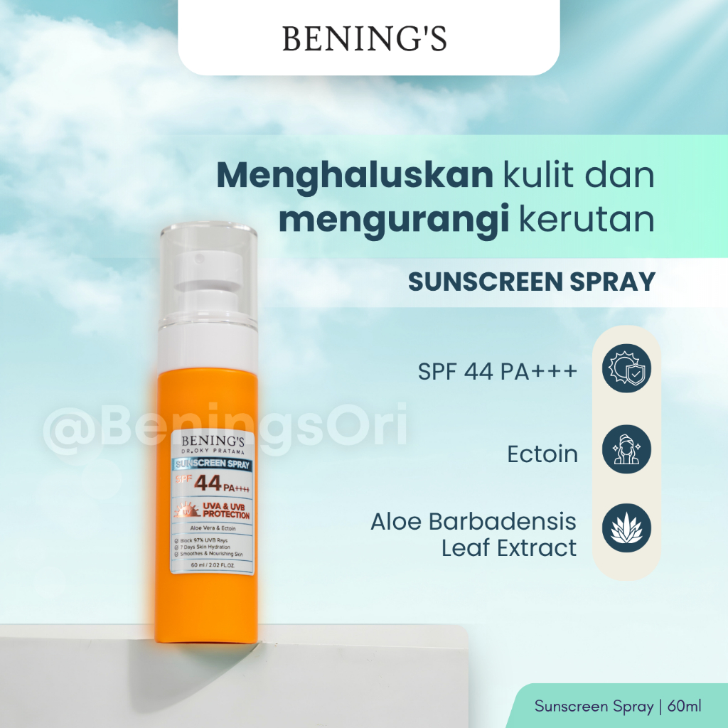 BENING'S CLINIC SUNSCREEN SPRAY ANTI BLUE LIGHT SPF 44 PA++++