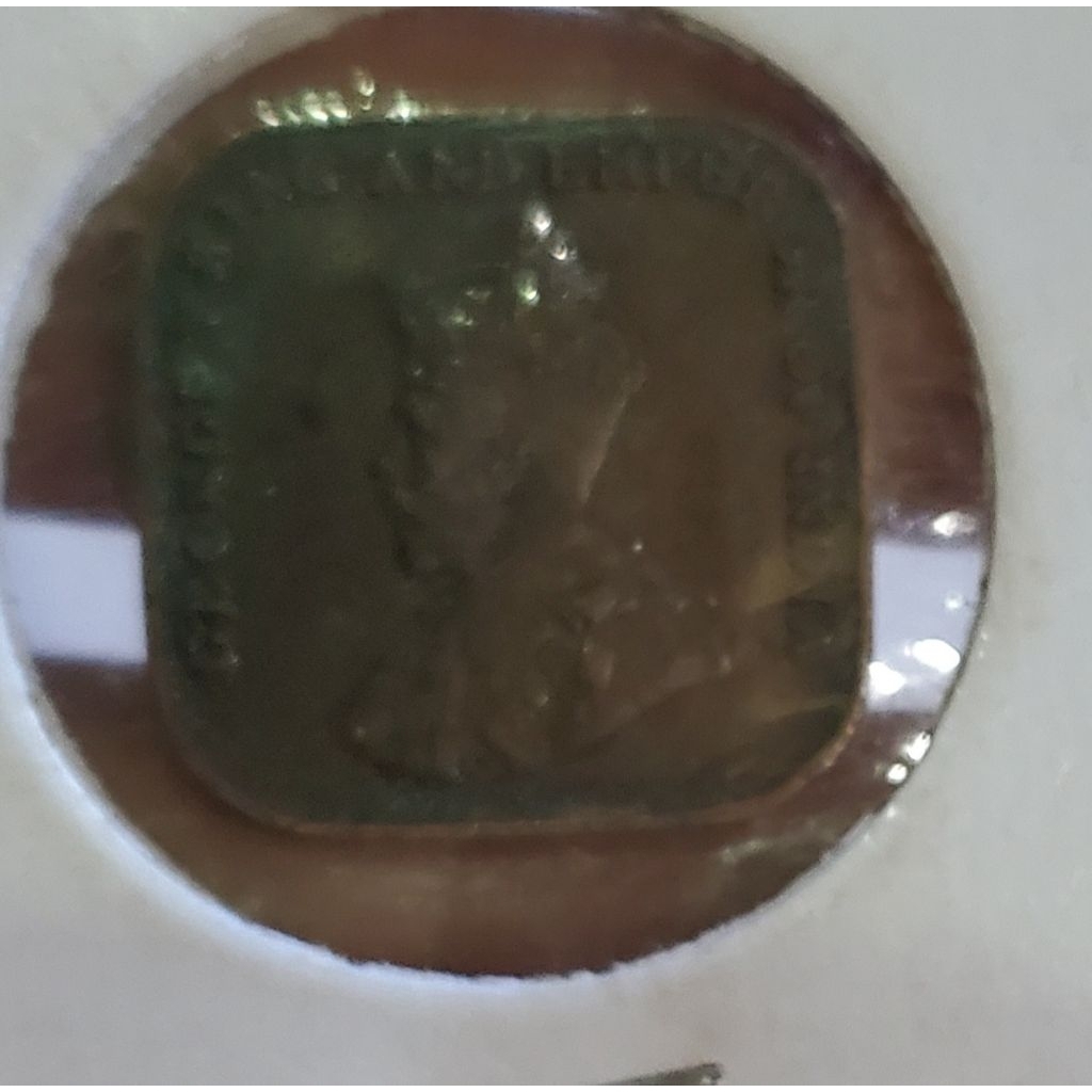 1 keping koin 1 cent King Edward  1920