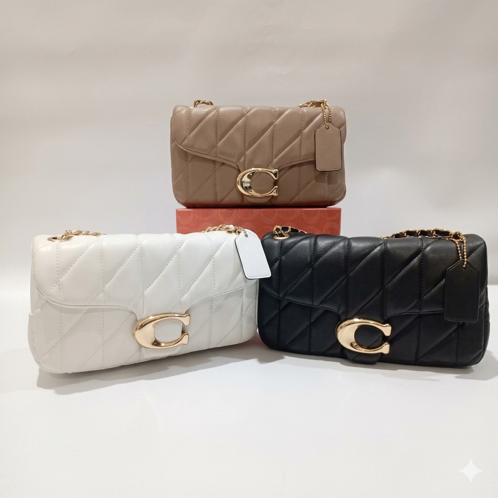 TAS SELEMPANG CH BESAR/SHOULDER BAG TABBY/TAS SELEMPANG KOREAN LOOK/tas tabby pillow kombinasi uk 24