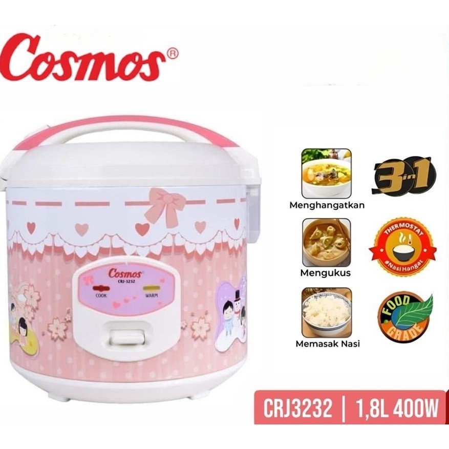 COSMOS - RICE COOKER 2 LITER CRJ-3232 I MAGICOM COSMOS 2 LITER