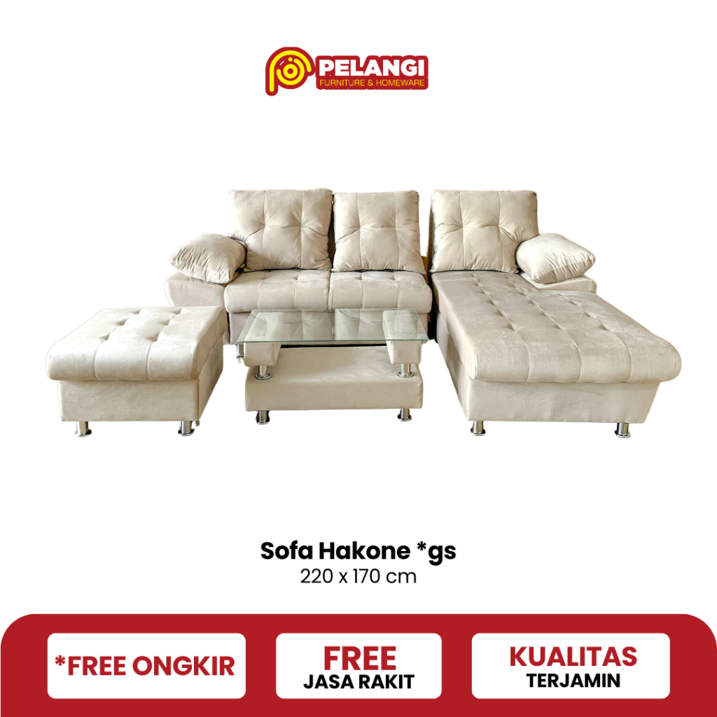 Sofa Hakone Minimalis | Sofa Tamu Modern L Minimalis