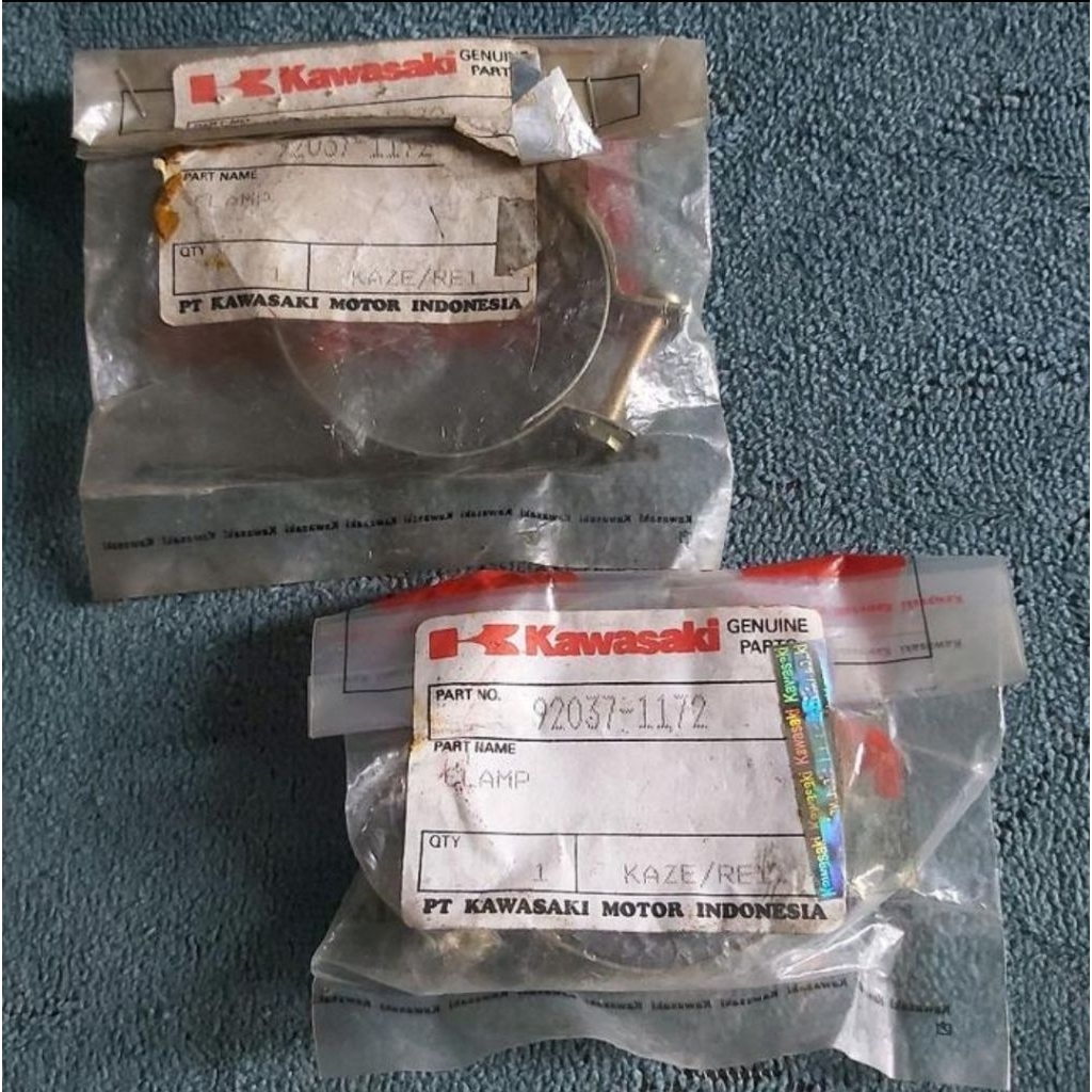 Klem karet filter udara bagian atas kaze