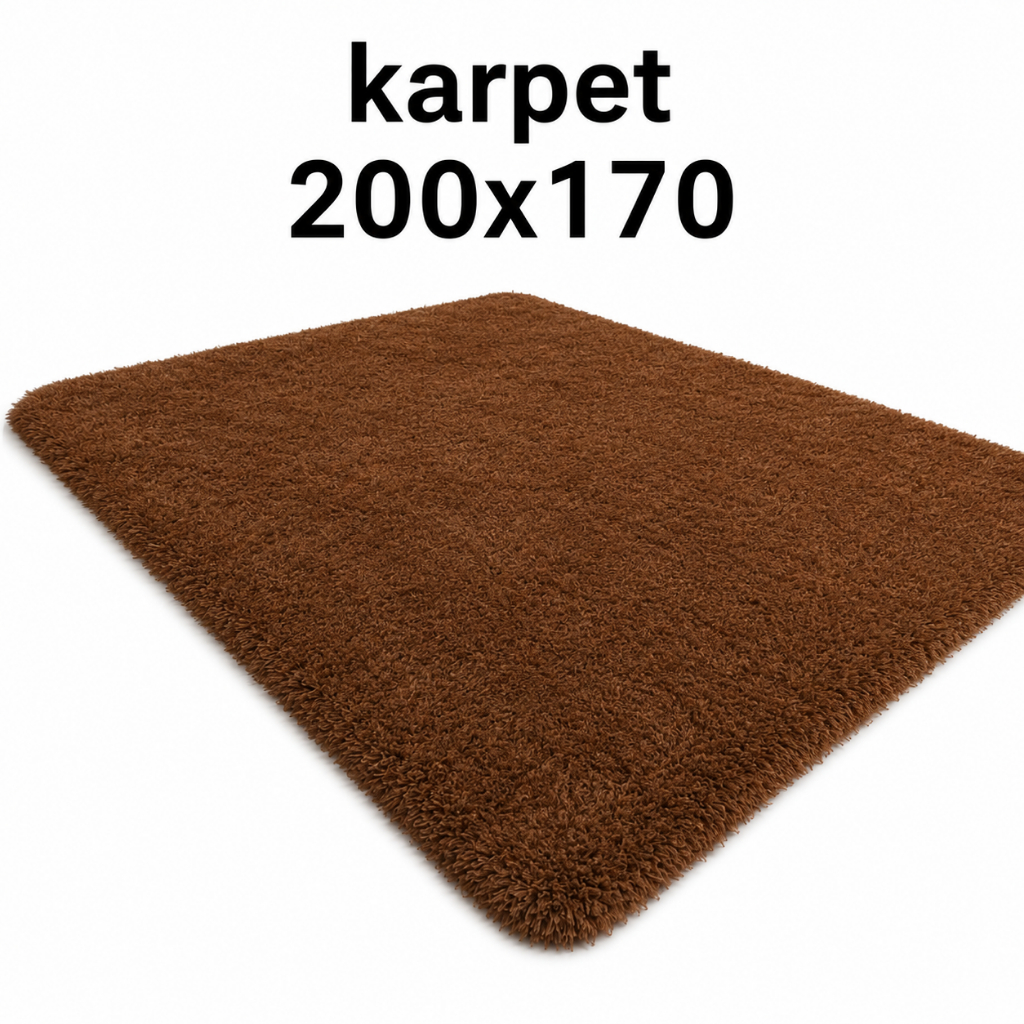 Karpet Bulu Rasfur Besar  200x170 Lembut Empuk Awet