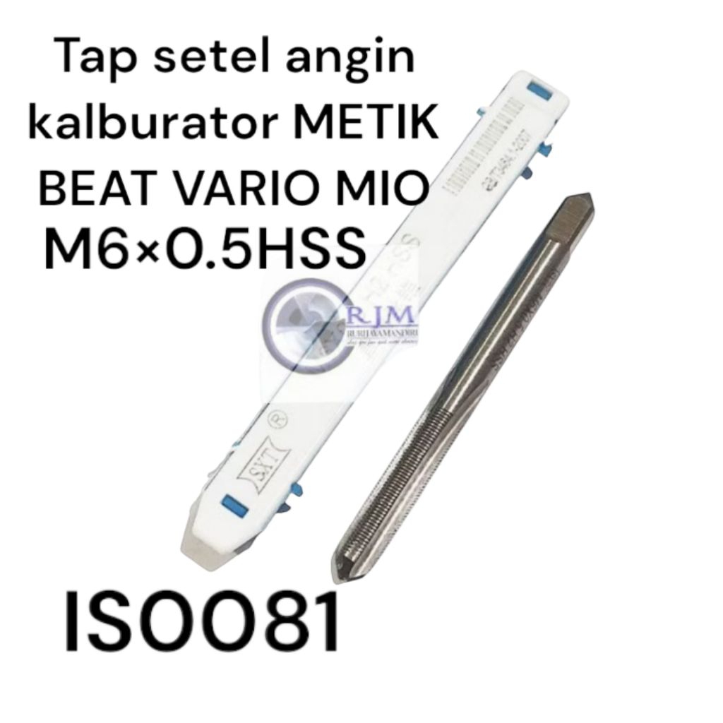 Tap setelan angin karburator Metik beat vario mio dll M6×0.5HSS bukan nachi yamawa osg bukan m6x1.0