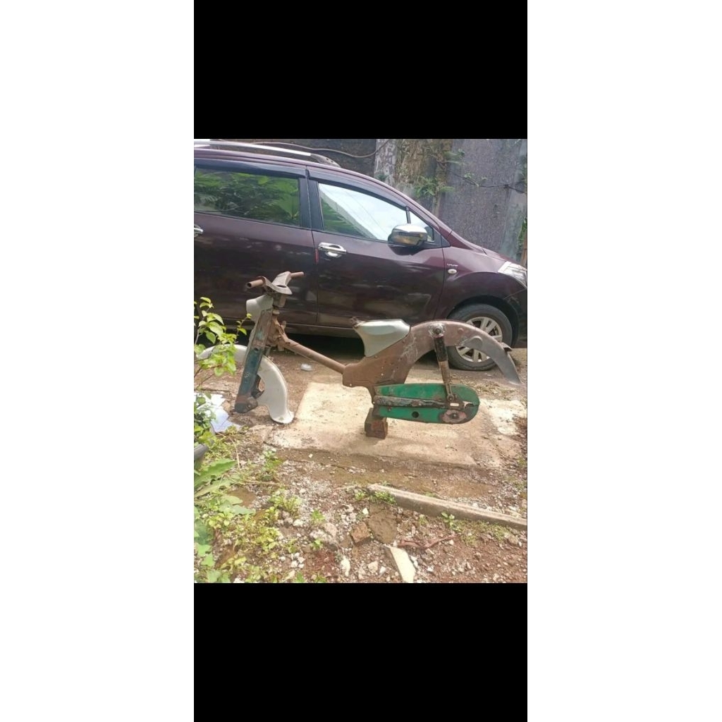 rangka bahan c100 unyil