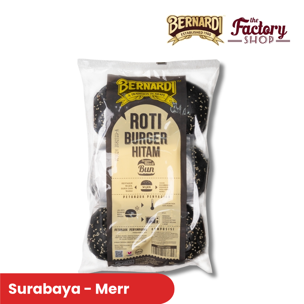 BERNARDI ROTI BURGER HITAM WIJEN 6BJ (SURABAYA)