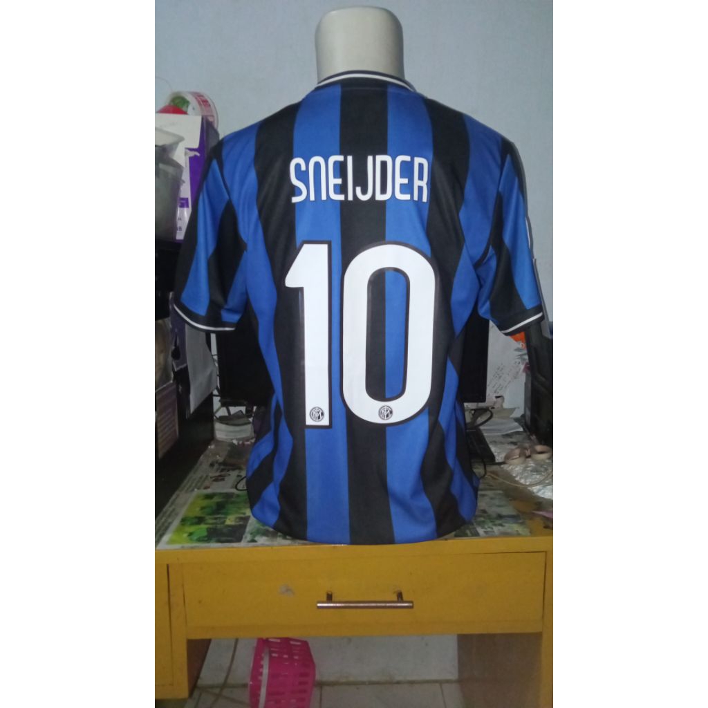 bisa cod bayar di tempat koleksi olahraga Jersey inter home 2009/2010 Wesley Sneijder Size M final u
