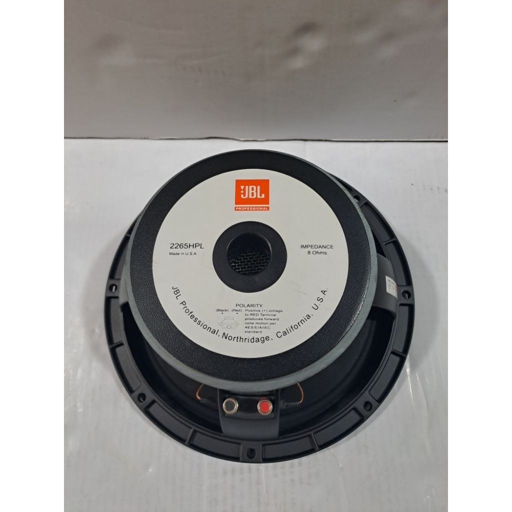 TERLARIS SPEAKER KOMPONEN 10 inch - JBL 2265 HPL Original JBL
