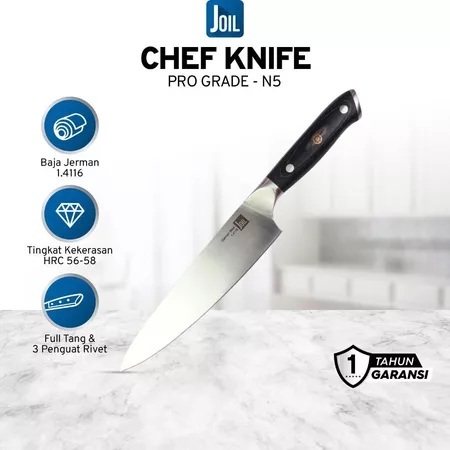 Joil Pisau Dapur Chef Knife Germany Stainless Steel - N5