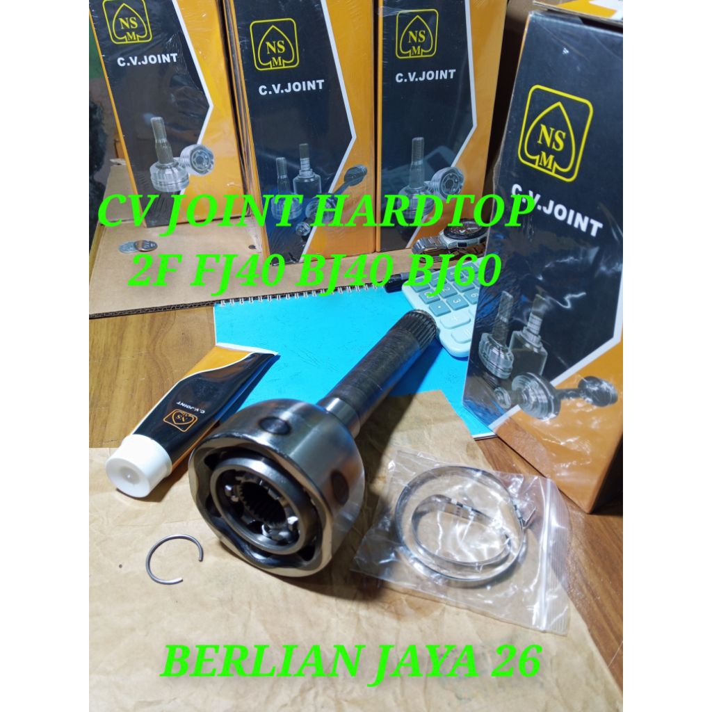 CV joint luar hardtop 2F FJ40 BJ40 BJ60 CV joint land Cruiser 2F merek nsm