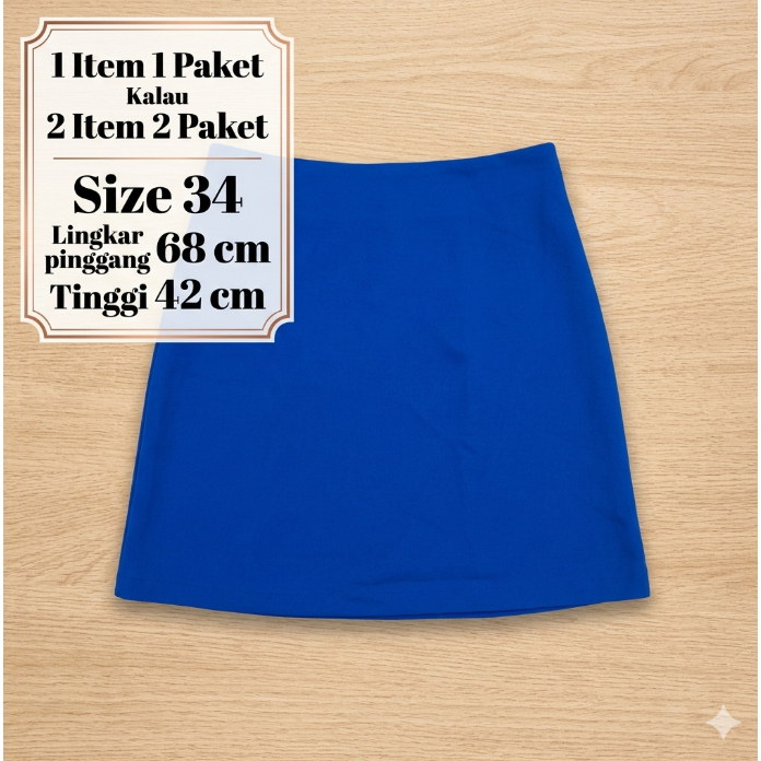 Monki A-Line Mini Skirt ORI | Rok Wanita Preloved