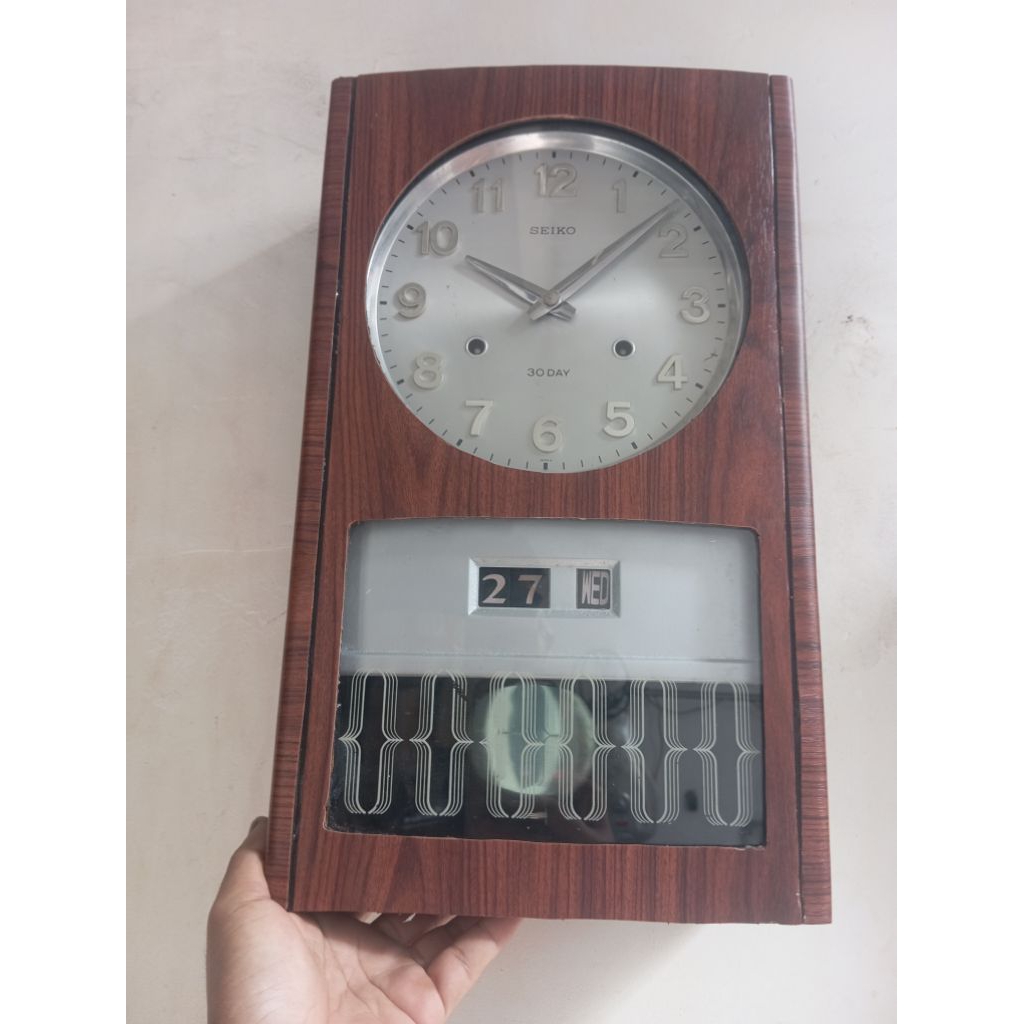 jam dinding Seiko jadul bandul antik