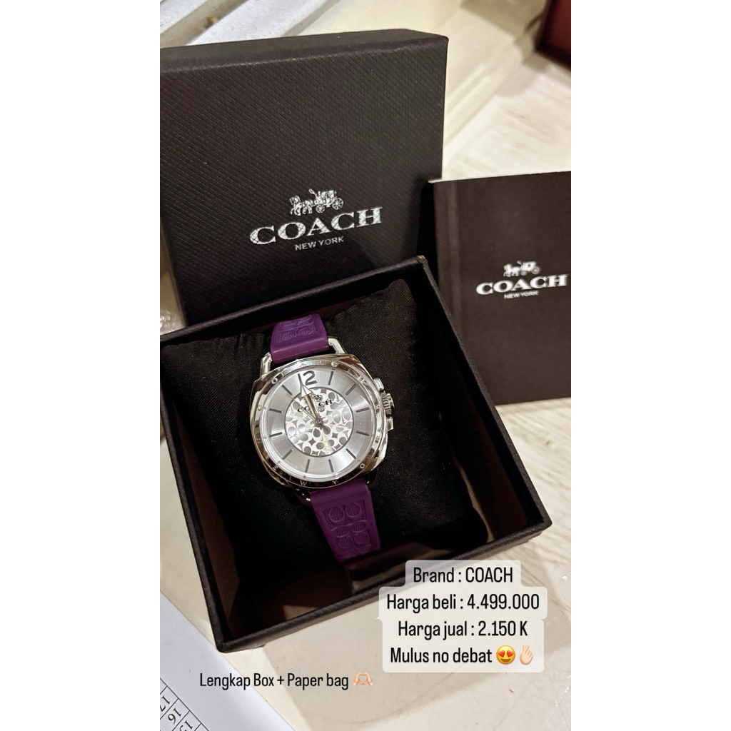 Jam tangan Coach ori