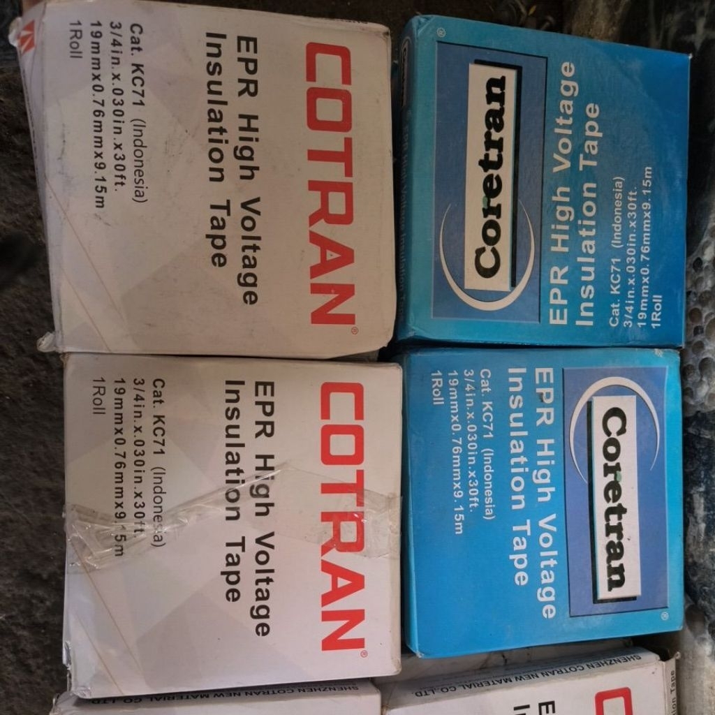 rubber cotran atau coretan