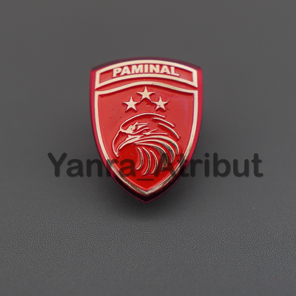 Pin Paminal Polri / Brevet Brivet Paminal Polri Paku Magnet Premium