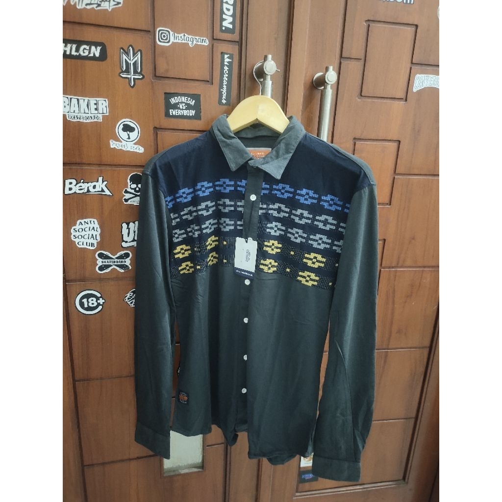 Kaos Polo Cressida Lengan Panjang UK L, 2 Motif || 100%Original