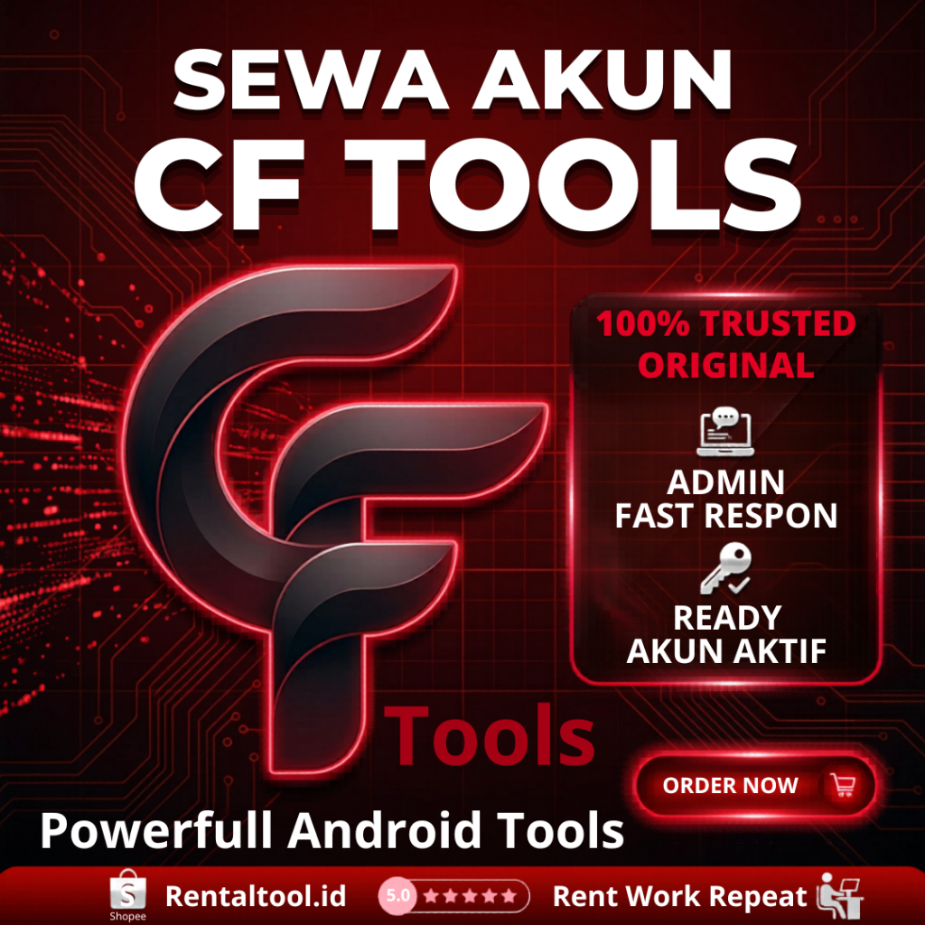 Sewa Akun CF Tools Android, 100% Original, Admin Fast Respon, Akun Aktif