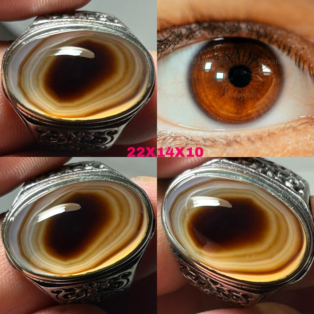 BATU AKIK NATURAL YAMAN PUSER BOLA MATA KUALITAS SUPER HQ