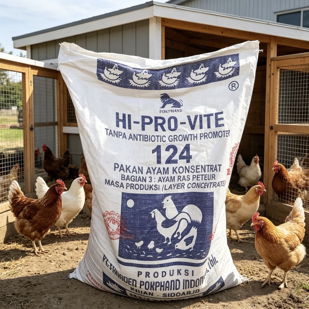 Pakan ayam petelur 124 konsentrat ayam