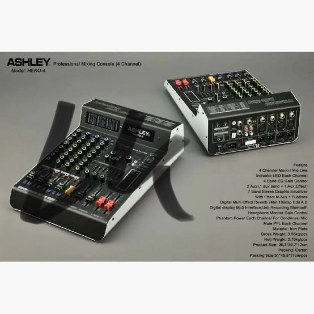 Mixer Ashley Hero 4 Chanel Mixer ashley