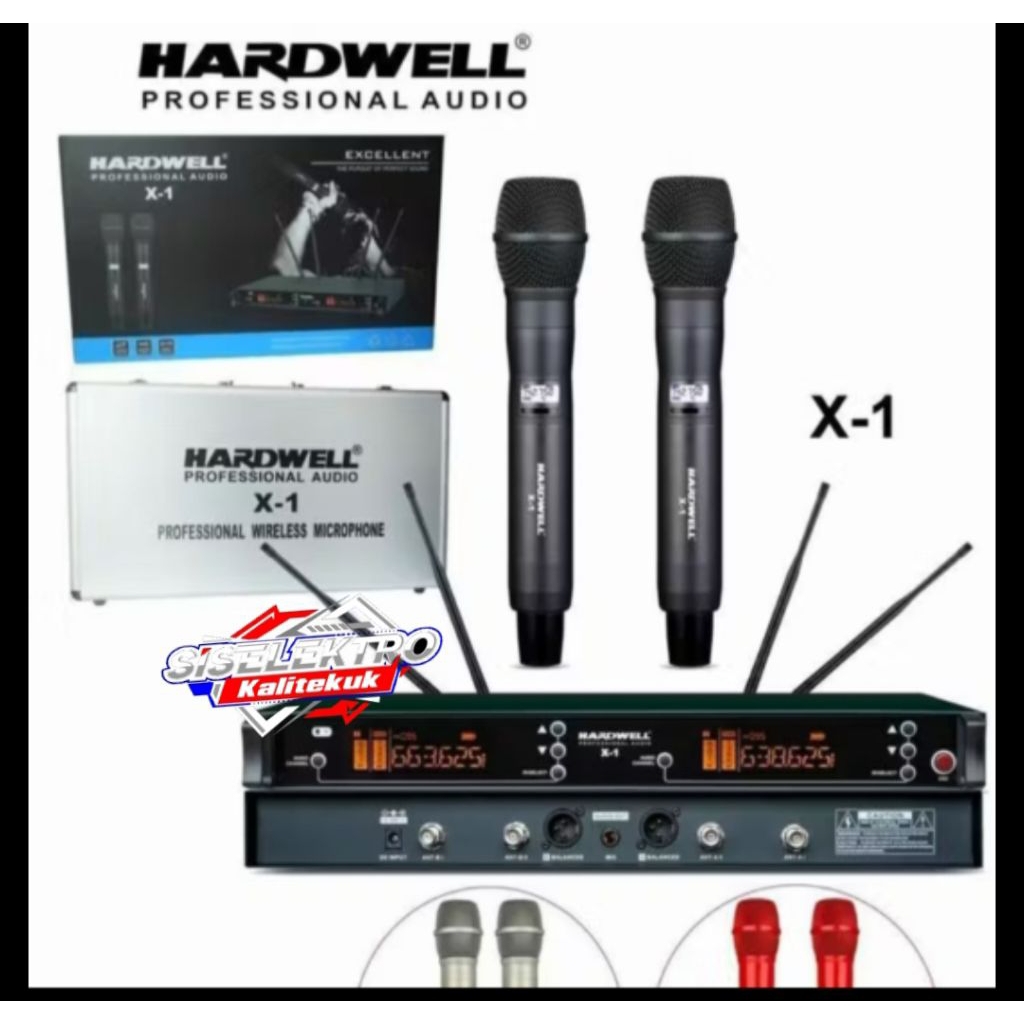 microphone hardwell x1 new handle koper mic hardwell x-1