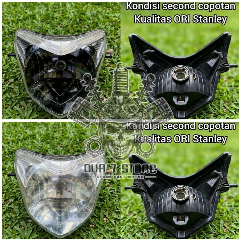 Reflektor Mika Lampu Depan New Jupiter Mx new 135 50C ori bekas