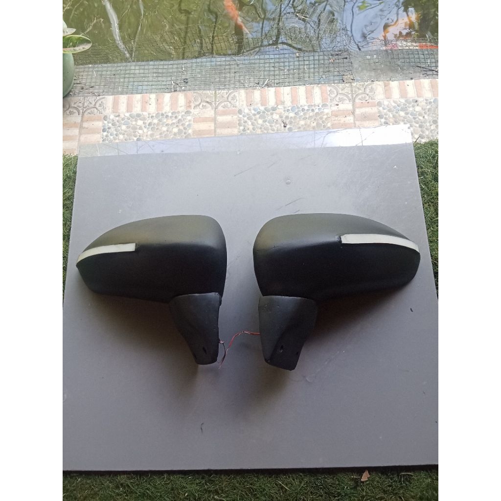 Spion Custom model Honda jazz + lampu sein bisa untuk T120ss,Grandmax,Futura,carry 1.5 /Universal