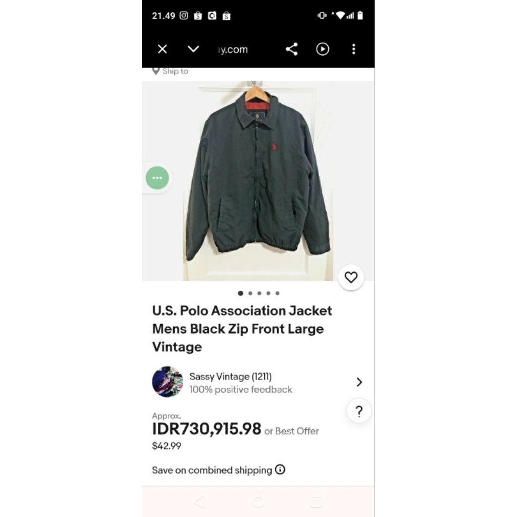 vtg polo assn harrington