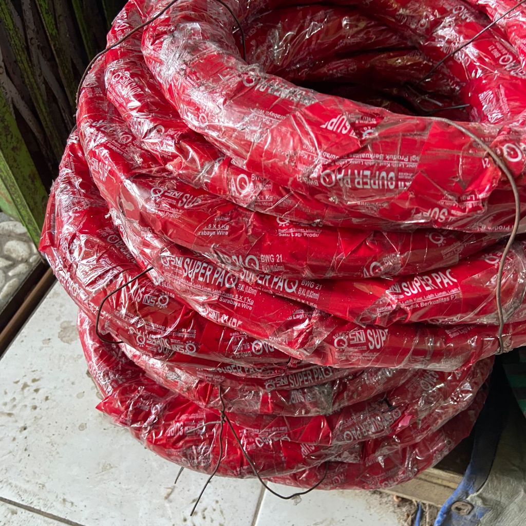 Bendrat SUPER PAQ Kawat Bendrat Besi Beton Kemasan 5Kg