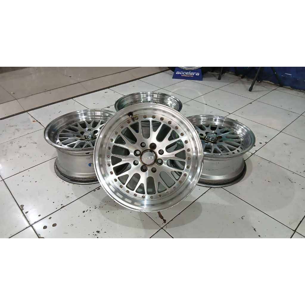 VELG MOBIL RACING CCW RING 16 LEBAR 7/8 ET20/25 PCD 4X100 4X114 PELEK BRIO MOBILIO JAZZ CITY YARIS E
