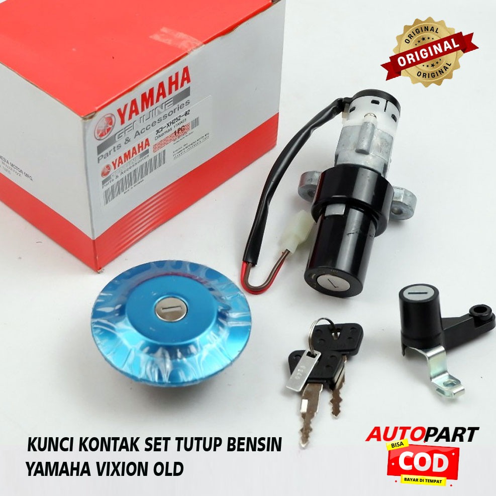 Kunci Kontak Set Tutup Bensin Motor  Yamaha Vixion Old 3C1