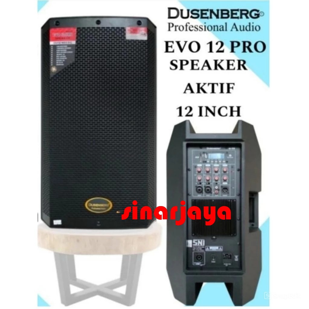 SPEAKER AKTIF DUSENBERG 12 INCH EVO 12 PRO USB MP3 BLUETOOTH DUSENBERG EVO12PRO