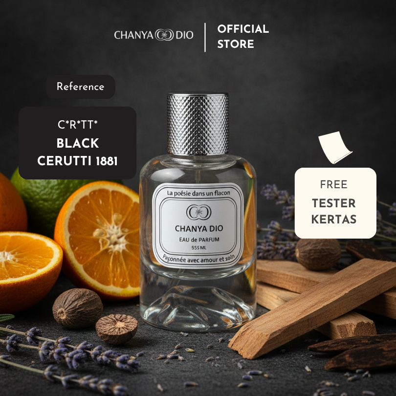 Cerutti 1881 Black | Chanya Dio |  Parfum unisex pria wanita cowok cewek laki tahan lama 24 jam