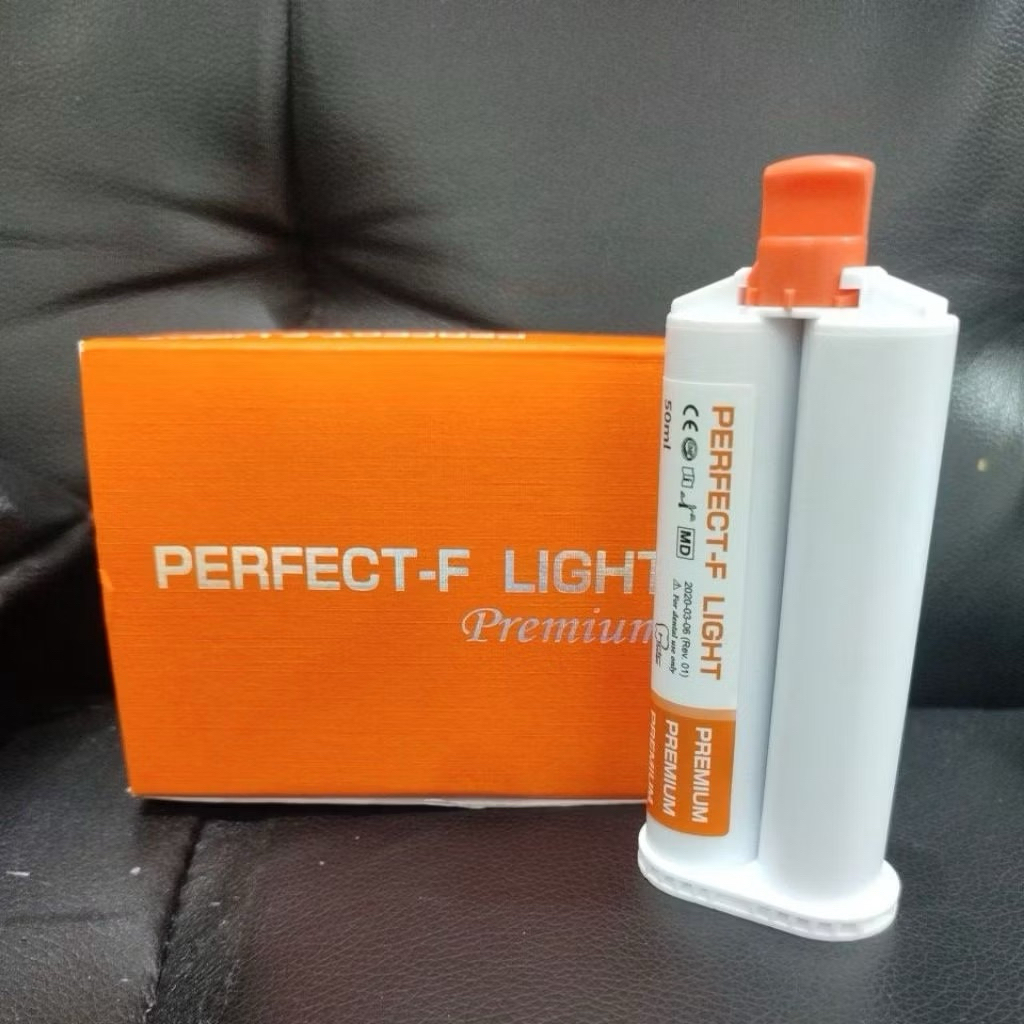 Light body Elastomer Perfect isi 1 Carthridge 50ml Bahan cetak gigi Expired 2028 bulan 02 / Putty He
