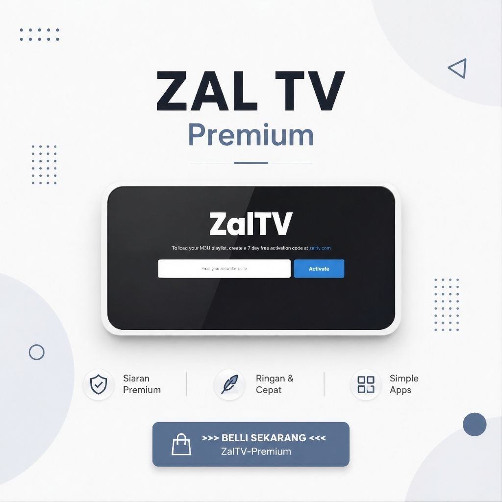 ZALTV PREMIUM OFFICIAL BERGARANSI 1-6 BULAN