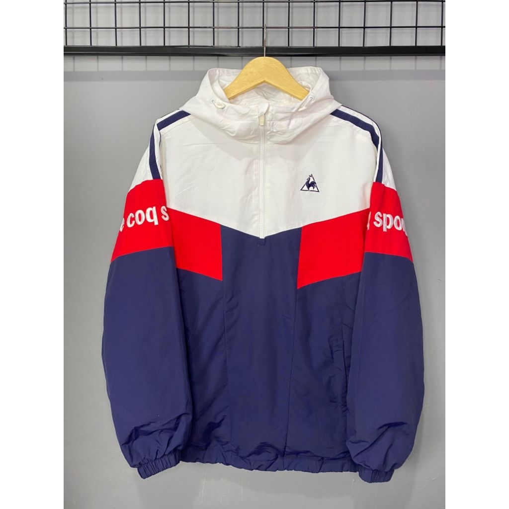 LECOQ SPORTIF WINDBREAKER ANORAK JAKET