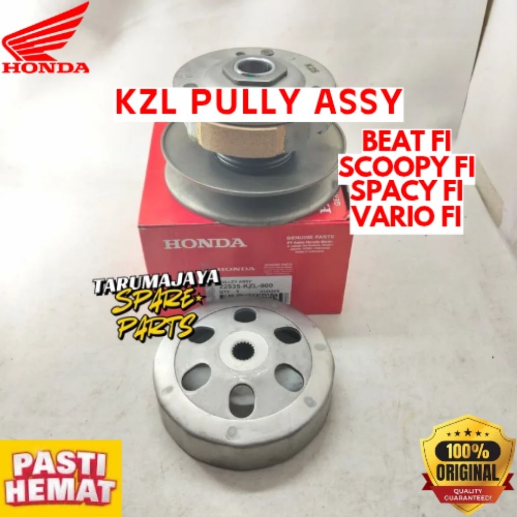 PULLY ASSY ORIGINAL HONDA KODE KZL, PULLY ASSY BEAT FI, PULLY ASSY SCOOPY FI PULLY ASSY SPACY FI



