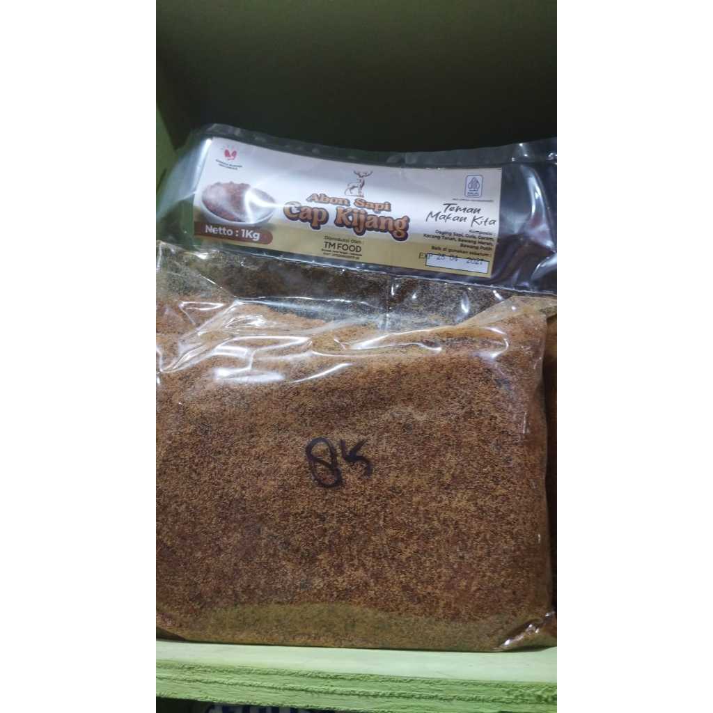 Abon Sapi Cap Kijang dan Burung Jalak TM FOOD 1 KG