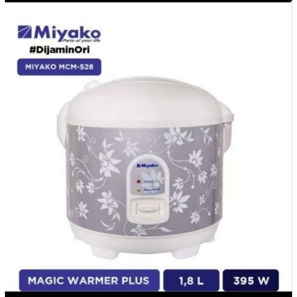 Magic Com Miyako 528 Kapasitas 1,8Liter