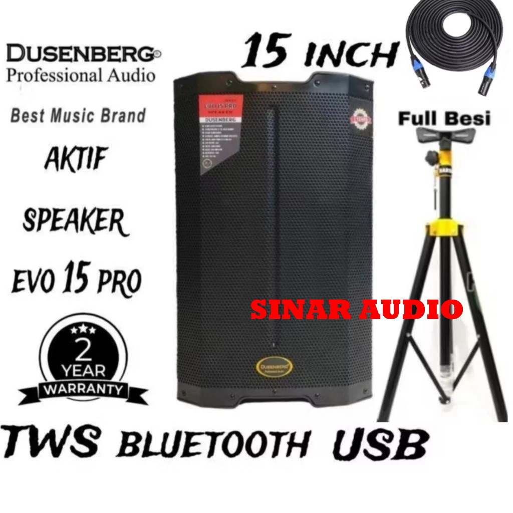 SPEAKER AKTIF DUSEMBERG EVO15 PRO SPEAKER AKTIF 15 INCH TWS DUSEMBERG EVO15 PRO