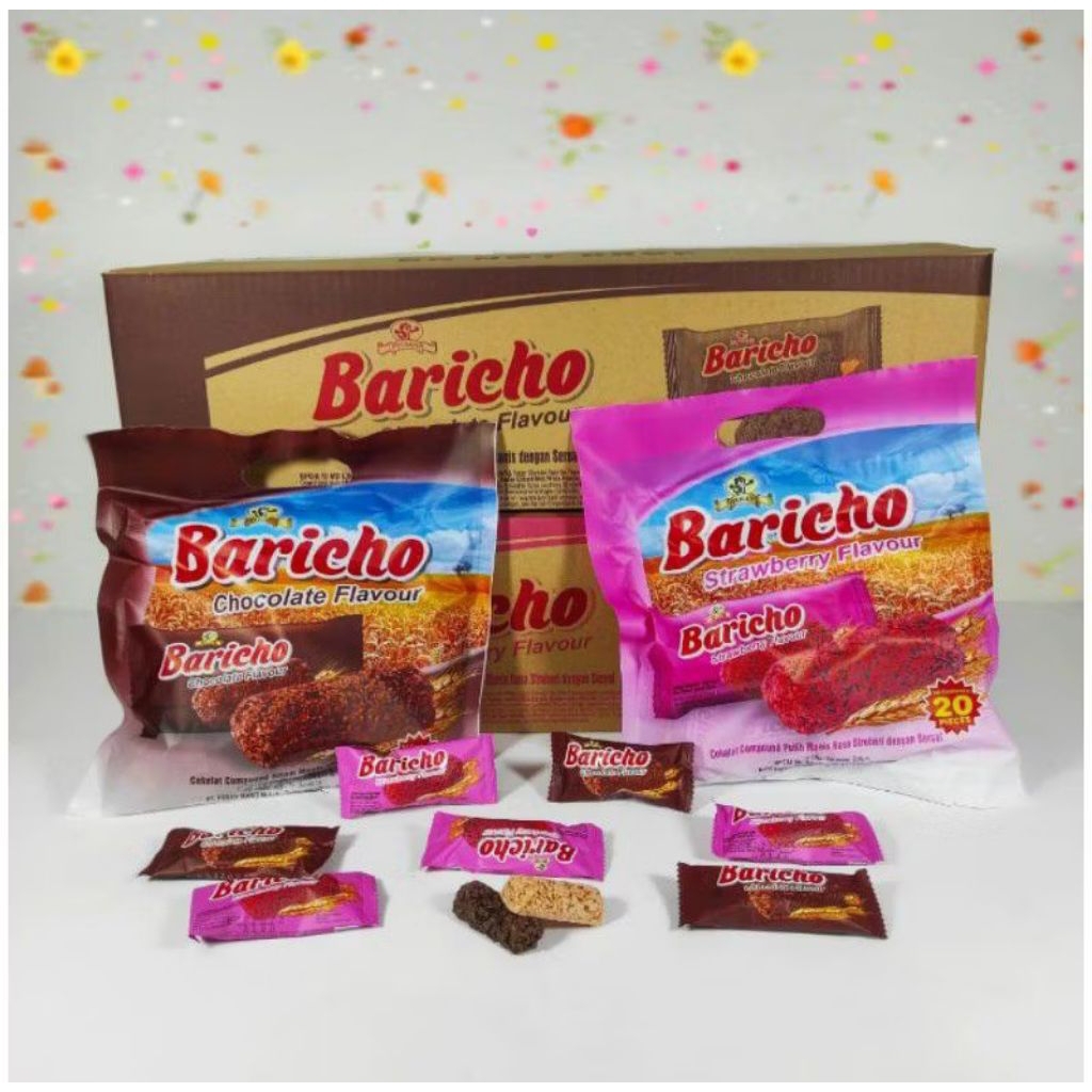 Baricho Oat Chocolate & Stoberi Vanila Flavour isi 20 pcs